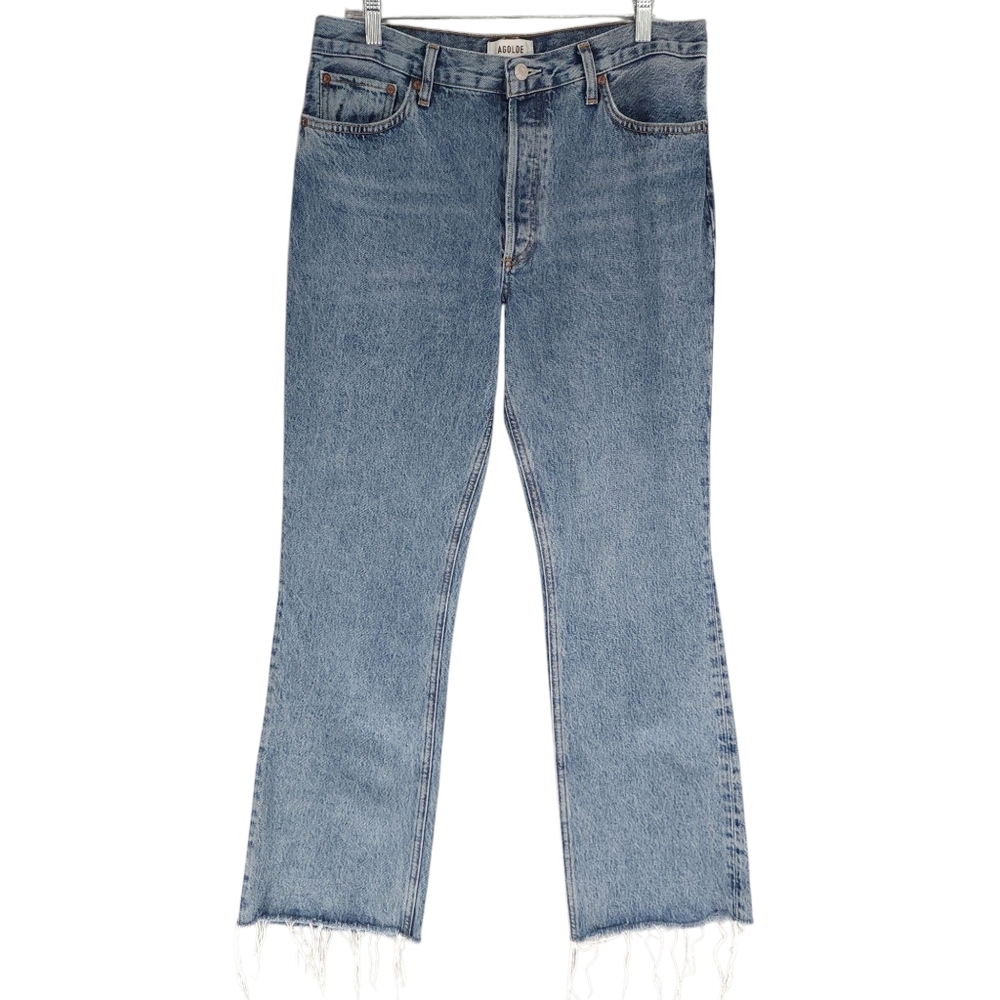 AGOLDE Women's Light Blue Boot Cut Jeans